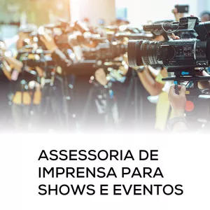 Imagem de capa para o Curso online Assessoria de Imprensa para shows e eventos