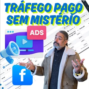 Imagem de capa para o Ebook Tráfego Pago sem Mistério.