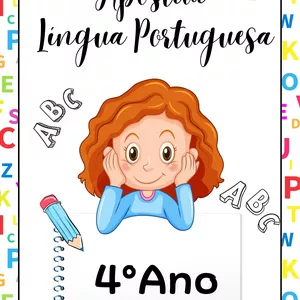 Imagem de capa para o Ebook Apostila de Português 4°ANO