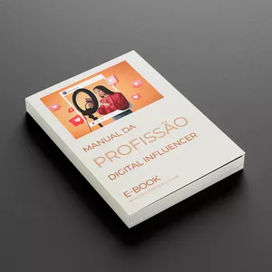 Imagem de capa para o Ebook Manual da Profisssão Digital Influencer