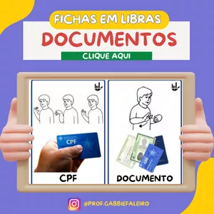 Imagem de capa para o Ebook DOCUMENTOS EM LIBRAS