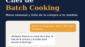 Chef de Batch Cooking IA