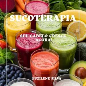 Imagem de capa para o Ebook Sucoterapia: Seu Cabelo Cresce AGORA!