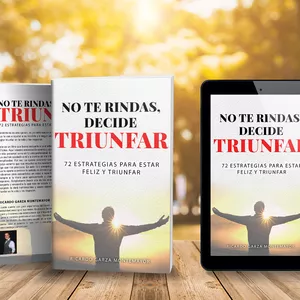 Imagen de portada para Ebook NO TE RINDAS - 72 Estrategias para estar Feliz y Triunfar