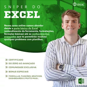 Imagem de Sniper do Excel criado por Agência GV na hotmart