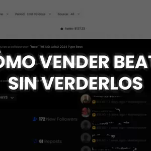 Imagen de portada para Curso online CÓMO VENDER BEATS SIN VENDERLOS (COLLAB SALES METHOD)
