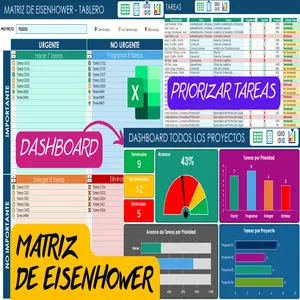 Imagen de portada para Curso online MATRIZ DE EISENHOWER EN EXCEL PARA PRIORIZAR TAREAS