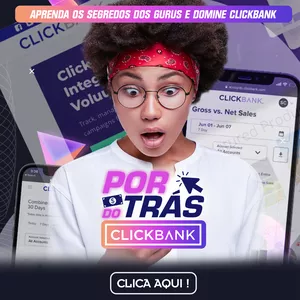 Imagem de capa para o Ebook POR TRÁS DO CLICKBANK - SEGREDOS DOS GRINGOS