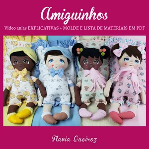 Imagem Amiguinhos -bonecos de pano para Bebês