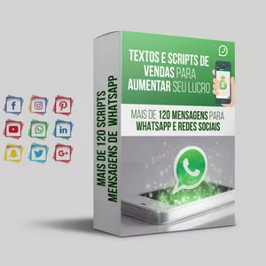 Imagem de capa para o Ebook Mais de 120 Textos para WhatsApp e Redes Sociais
