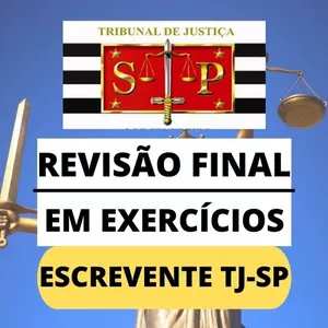 Imagem de capa para o Ebook Revisão Final - Escrevente TJ-SP