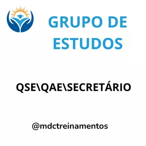 Imagem de capa para o Curso online Grupo de Estudos QSE\QAE e Secretário