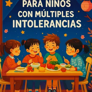 Imagen de portada para Ebook Menús Mágicos: Soluciones Rápidas para Niños con Intolerancias y Padres Ocupados
