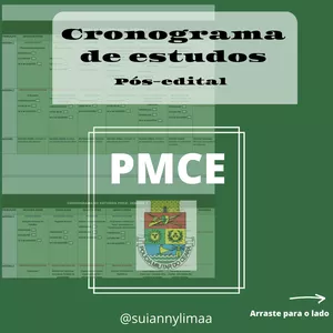 Imagem de capa para o Ebook CRONOGRAMA DE ESTUDOS PMCE PÓS-EDITAL 67 DIAS