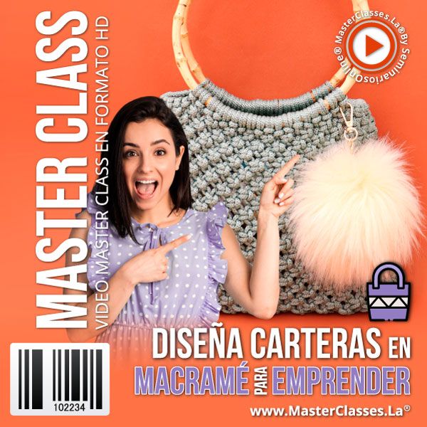 DISEÑA CARTERAS EN MACRAMÉ PARA EMPRENDER