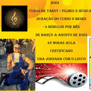 Curso Curso de Tarot - Filmes e Músicas 