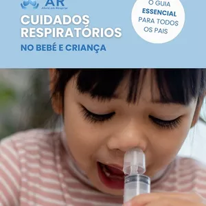 Imagem de capa para o Ebook Guia de Cuidados Respiratórios no Bebé e Criança