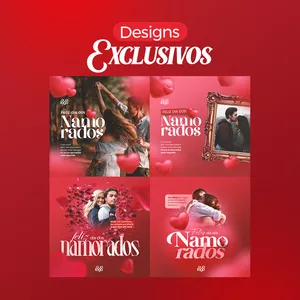 Imagem de capa para o Curso online PACK CRIATIVO DIA DOS NAMORADOS | PSD EDITÁVEL