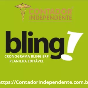 Imagem de capa para o Ebook Planejamento de Implantação Bling (Cronograma/ Check-List Editável)