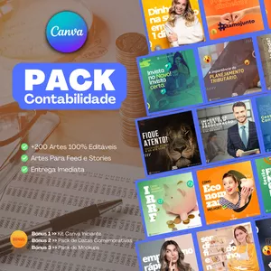 Imagem do curso Pack Canva Para Contabilidade