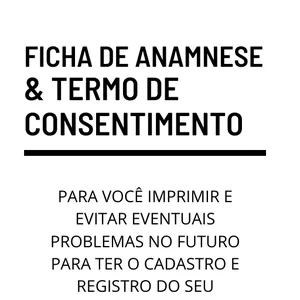 Imagem de capa para o Ebook FICHA DE ANAMNESE E TERMO DE CONSENTIMENTO PARA TATUADORES/ BODY PIERCING