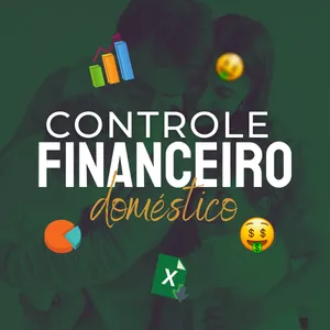 Imagem de capa para o Ebook Planilha de Controle Financeiro Doméstico