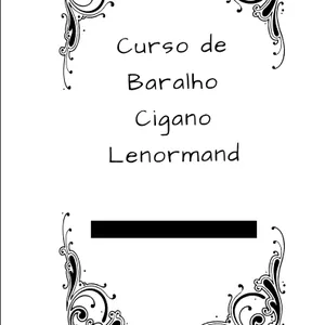 Imagem de capa para o Ebook Curso baralho cigano
