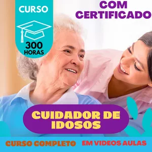 Imagem do curso CUIDADOR DE IDOSOS  DO ZERO