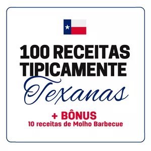 Imagem de capa para o Ebook 100 Receitas da Culinária Texana