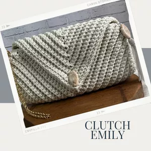 Clutch Emily - Curso de Crochê>