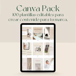 Imagen de portada para Ebook Pack de 100 plantillas minimalistas para tu producto o servicio