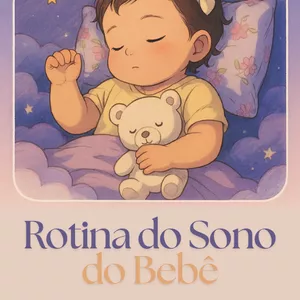 Imagem de capa para o Ebook Ebook Rotina do Sono do Bebê  