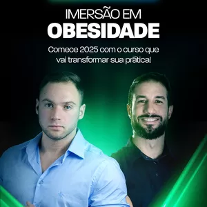 Imagem de capa para o Curso online IMERSÃO EM OBESIDADE: Dietoterapia, emagrecimento e tratamentos farmacológicos