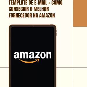 Imagem de capa para o Ebook COMBO: Template de E-mail e DM + Achando os melhores fornecedores na Amazon