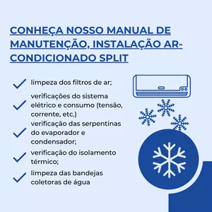 Imagem de capa para o Ebook Manual de Manutenção e Instalação de Ar-condicionado Split 