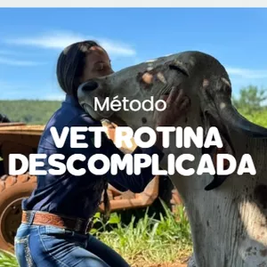 Imagem de capa para o Curso online MÉTODO VET ROTINA DESCOMPLICADA- MENOS CAOS E MAIS RESULTADOS NO CAMPO.