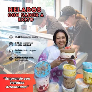Imagen de portada para Curso online Helados con Sabor a Éxito 