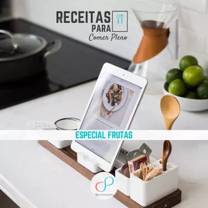 Imagem de capa para o Ebook RECEITAS PARA COMER PLENO - 20 IDEIAS PARA AUMENTAR SEU CONSUMO DE FRUTAS