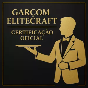 Imagem do curso Garçom EliteCraft – Certificação Oficial 