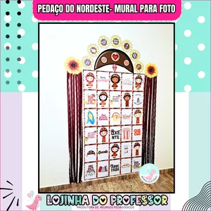 Imagem de capa para o Ebook PEDAÇO DO NORDESTE- MURAL PARA FOTO-FESTA JUNINA/FESTA CULTURAL/CORDEL