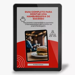 Imagem de capa para o Ebook Guia completo para montar uma Hambúrgueria de sucesso