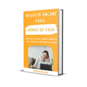 Imagem de capa para o Ebook Negócio online para donas de casa