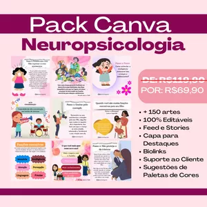 Imagem do curso Pack Canva Neuropsicologia