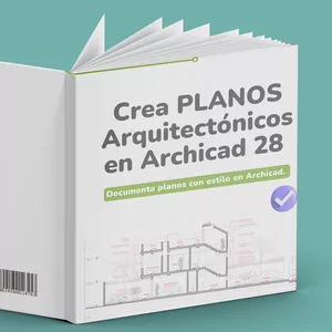 Imagen de portada para Ebook Planos Técnicos con Estilo: Planos profesionales en Archicad 28