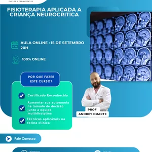 Imagem do curso Fisioterapia aplicada a criança Neurocrítica