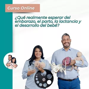 Imagen de portada para Curso online ¿Qué realmente esperar del embarazo, el parto, la lactancia y el desarrollo de tu bebé?