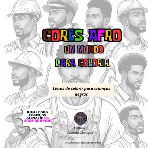 Imagem de capa para o Ebook Cores Afro: Profissões - Volume 4: Sonhos e Descobertas