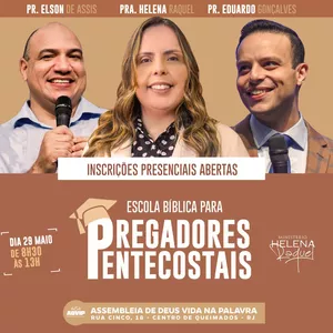 Imagem de capa para o Evento online Escola Bíblica Para Pregadores Pentecostais