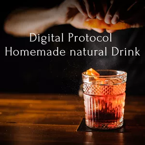 Imagem de capa para o Curso online 	 Digital Protocol - Homemade natural Drink