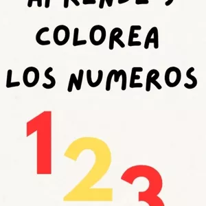Imagen de portada para Ebook Aprende y colorea los números 